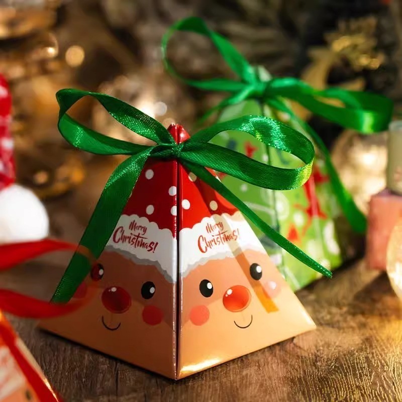 Christmas Santa Claus Deer Gift Box Creative Premium DIY Festival ...