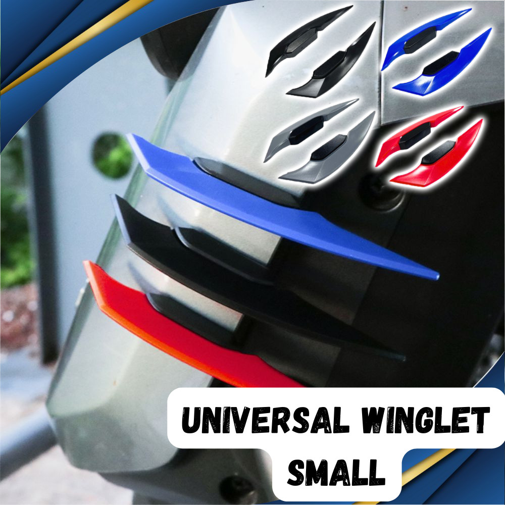 Universal Winglet Small Motorcycle Aerodynamic Spoiler Dynamic Wing ...