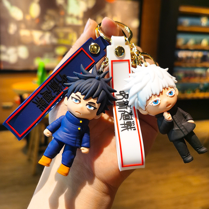 Anime Jujutsu Kaisen Keychain Gojo Itadori Fushiguro Kugisaki Sukuna ...