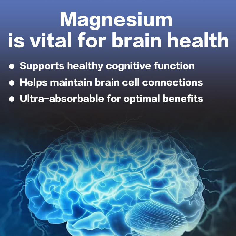 GREVIP Magnesium L-Threonate 2000 mg - Brain Health, Memory, Focus ...