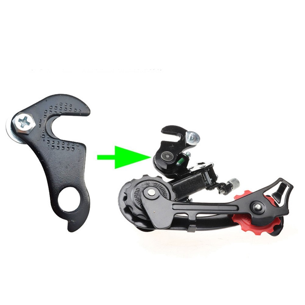 【HDS01】Bike Rear Derailleur Hanger Gear Tail Hook Converter with Bolt ...