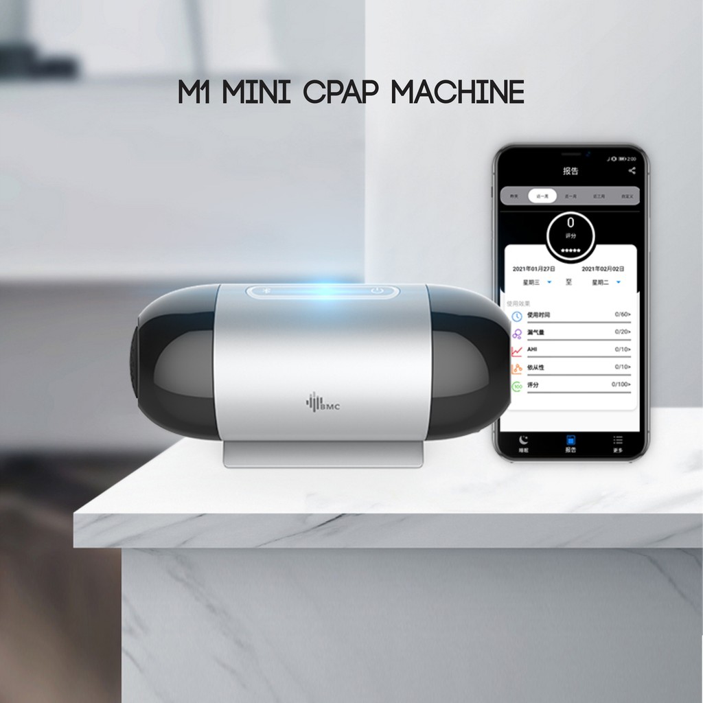 BSU M1-MINI AUTO CPAP Portable Mini Snoring Apnea Portable Ventilator ...
