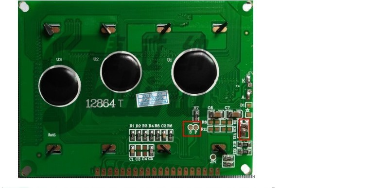 128*64 DOTS LCD module 5V blue screen 12864 LCD with backlight ST7920 ...
