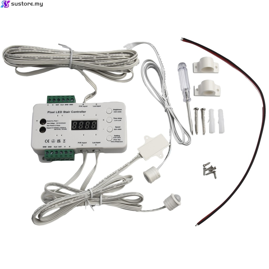 [Super]Pixel LED Stair Light Controller Dimmable Ladder Lighting PIR ...