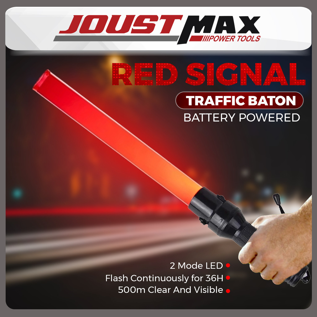 SL900 Baton Light Traffic Signal Road Control Warning Flashing RED LED ...