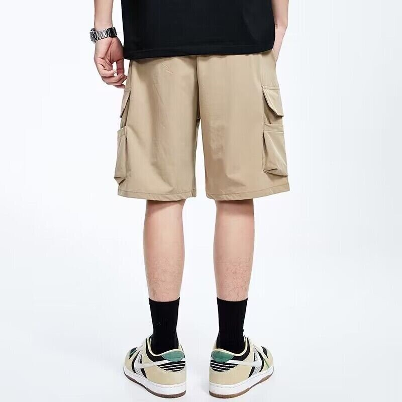 M-5XL Cotton Lelaki Seluar Pendek Black Big Size Shorts Men Summer Plus ...