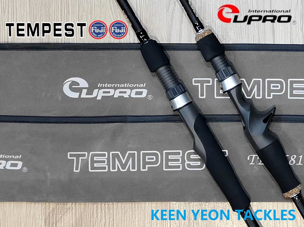 ⭐EUPRO TEMPEST FISHING ROD ( SPINNING / BAITCASTING ) | Shopee Malaysia