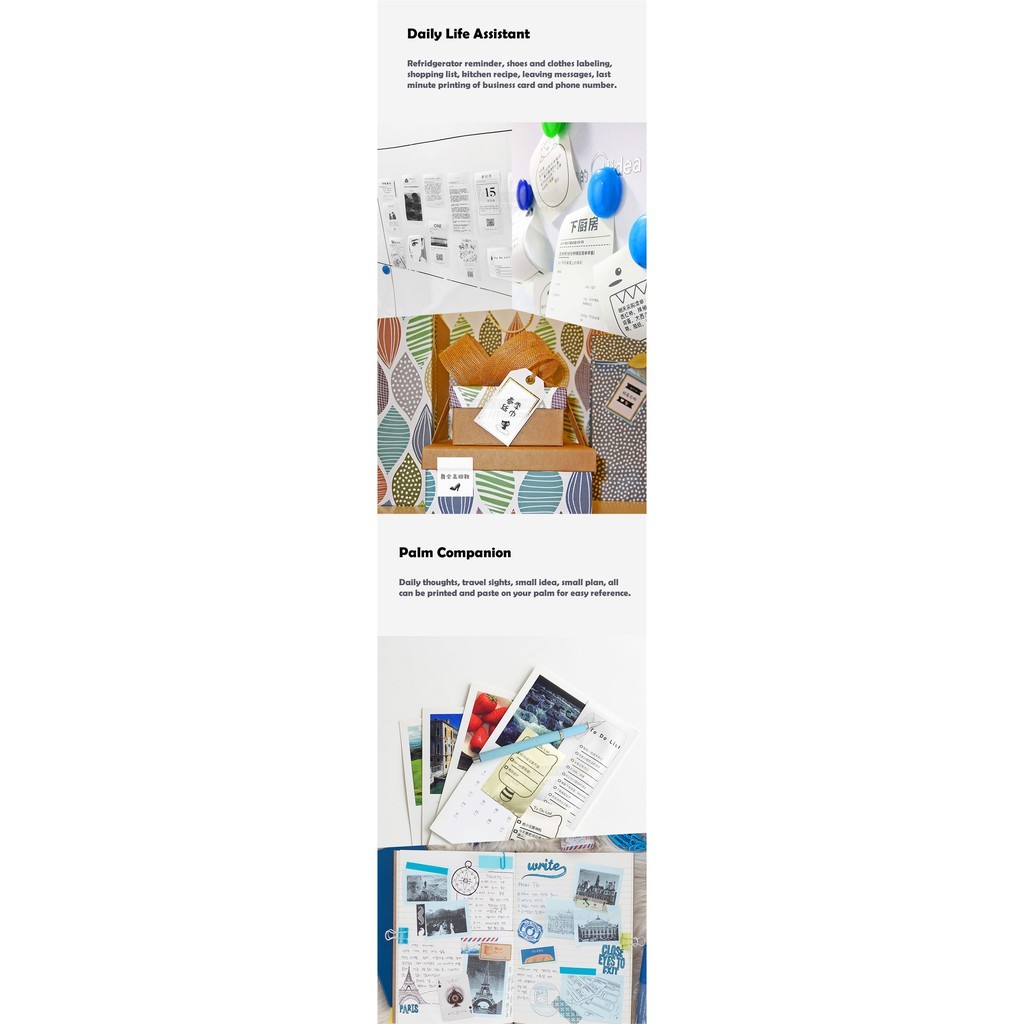 Multi-Function P2 Printer - Wireless Sticker Maker, Photo & Barcode ...