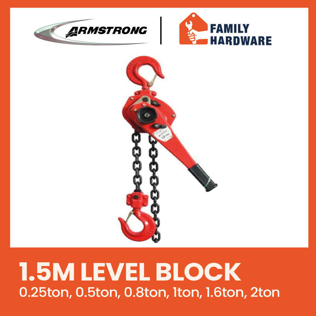 ARMSTRONG 1.5M Heavy Duty Level Block Chain Block Manual Level Block ...