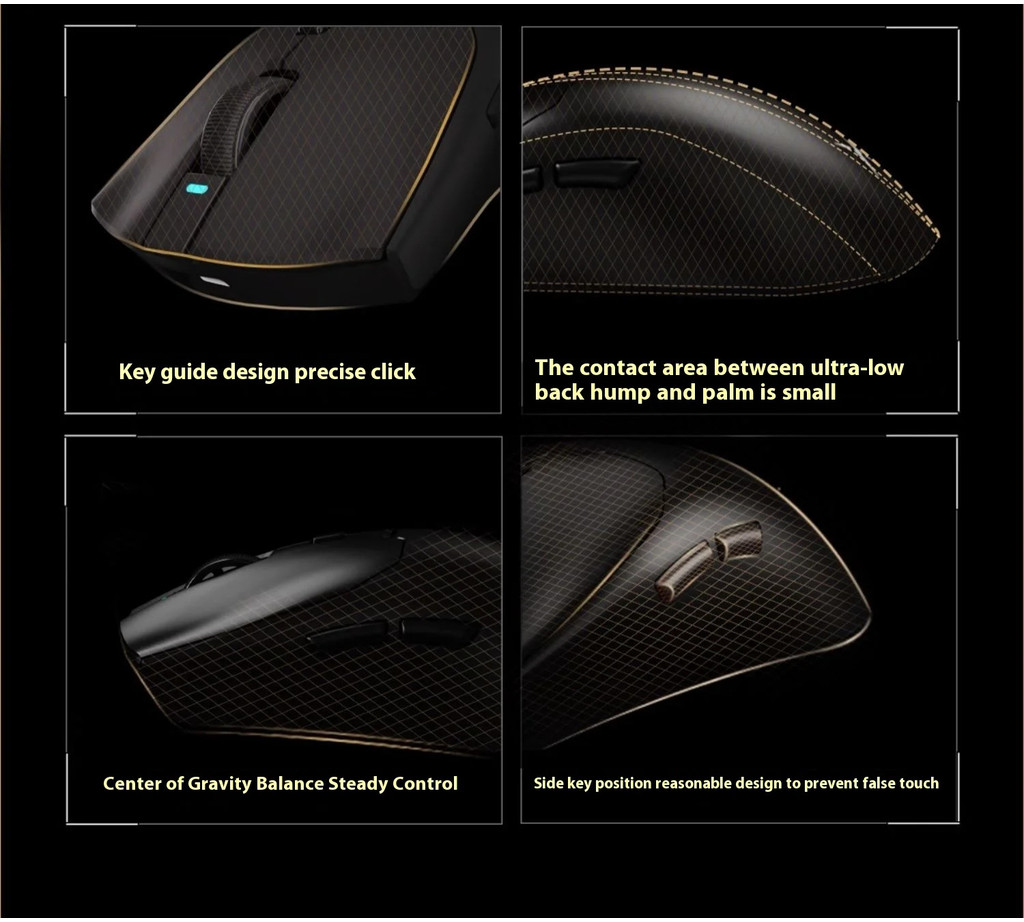 Delux M700 Gaming Mouse M700 Pro Ultra E-Sport PAW3950 Sensor 8K ...