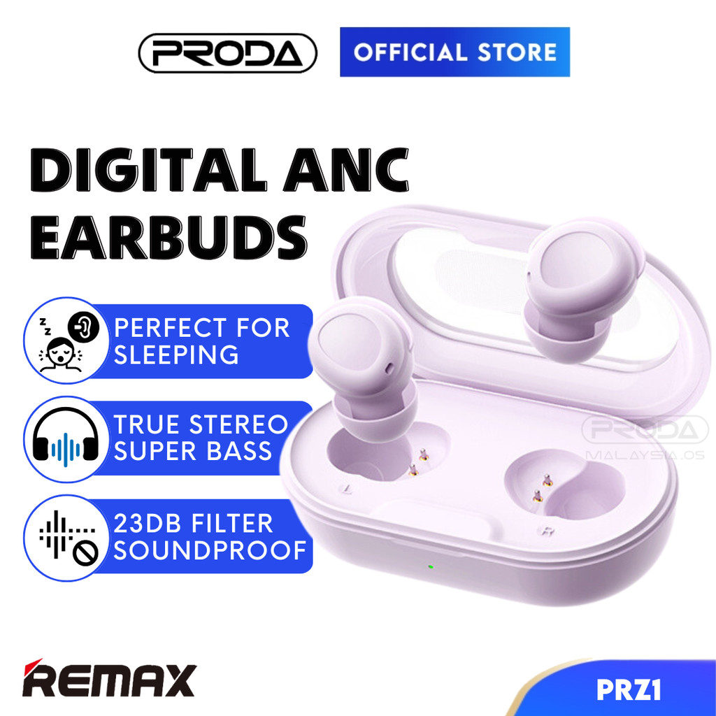 REMAX Active Noise Cancelling Sleep ANC True Wireless Stereo HD ...