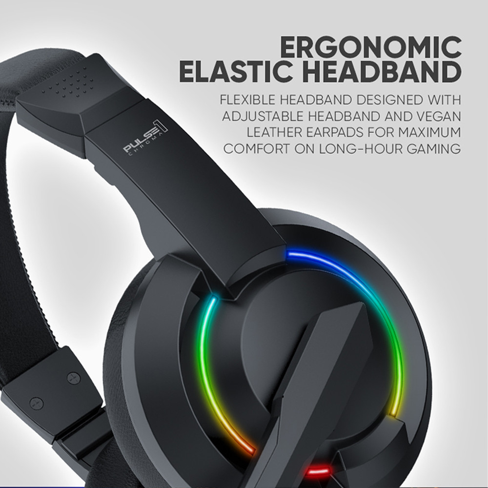 Armaggeddon Pulse 1 Chroma Gaming Stereo Wired Headphone with Mic ...