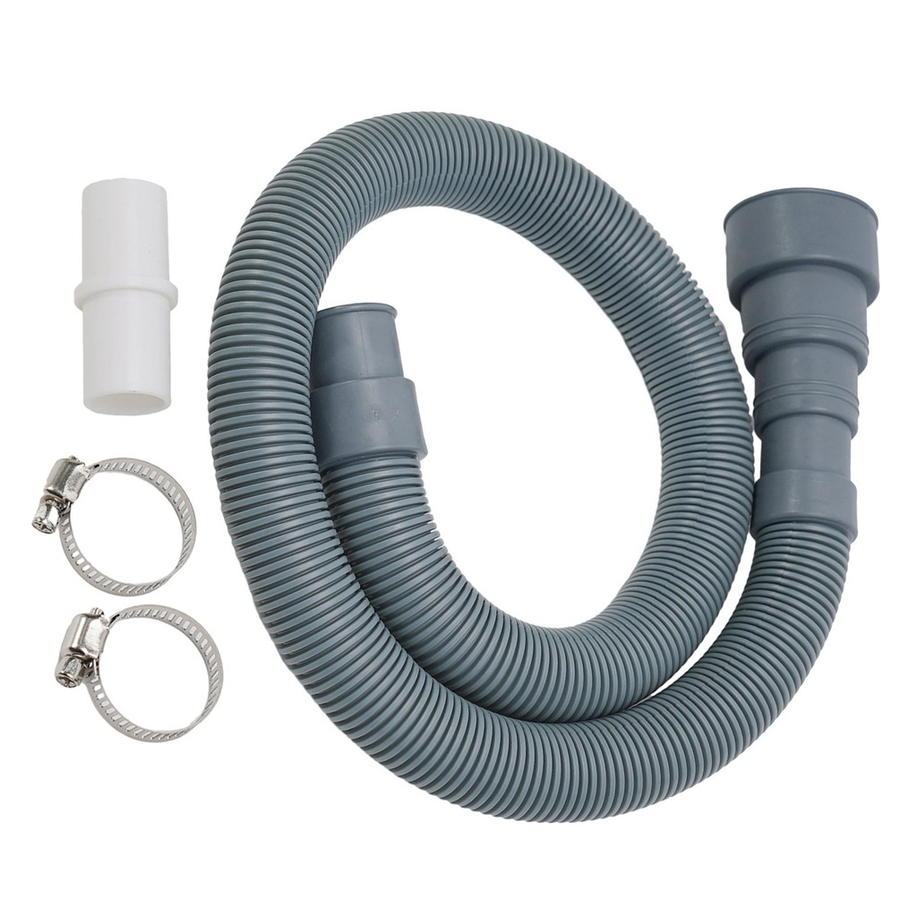 FSFO Washing Machine Dishwasher Drain Waste Hose Extension Pipe Kit