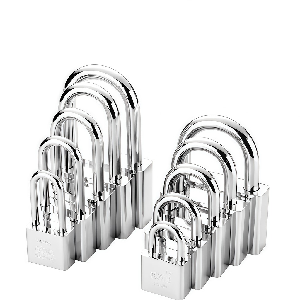 High Security Padlock Stainless Steel Heavy Duty Brass Durable Safety ...