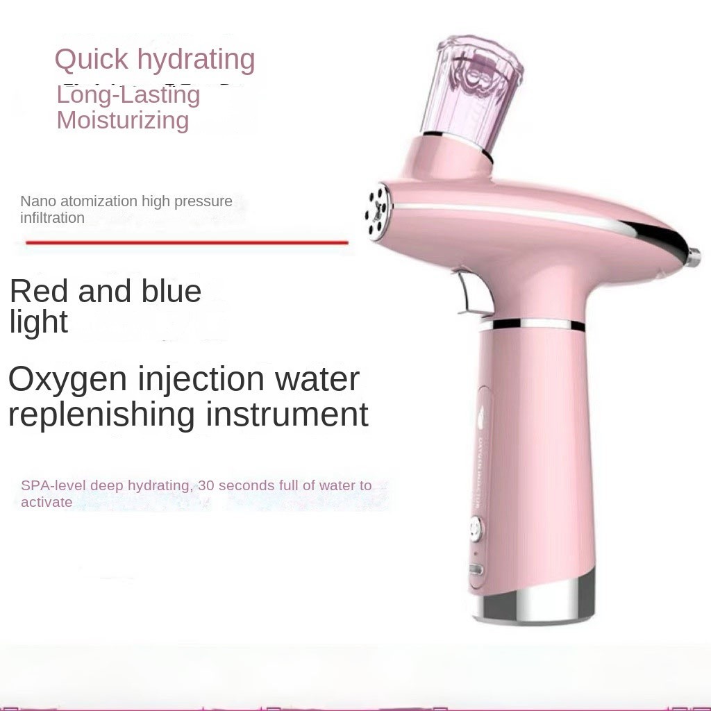Red and Blue Light Oxygen Injector with Air Brush Compressor Oxygen ...