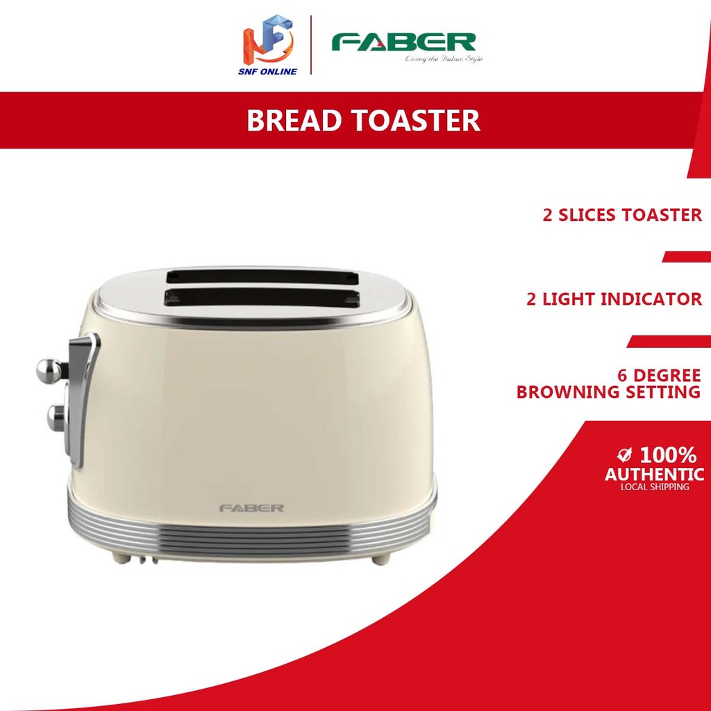 Faber Pembakar Roti Toaster Vintage Series FT-V8502 | Shopee Malaysia