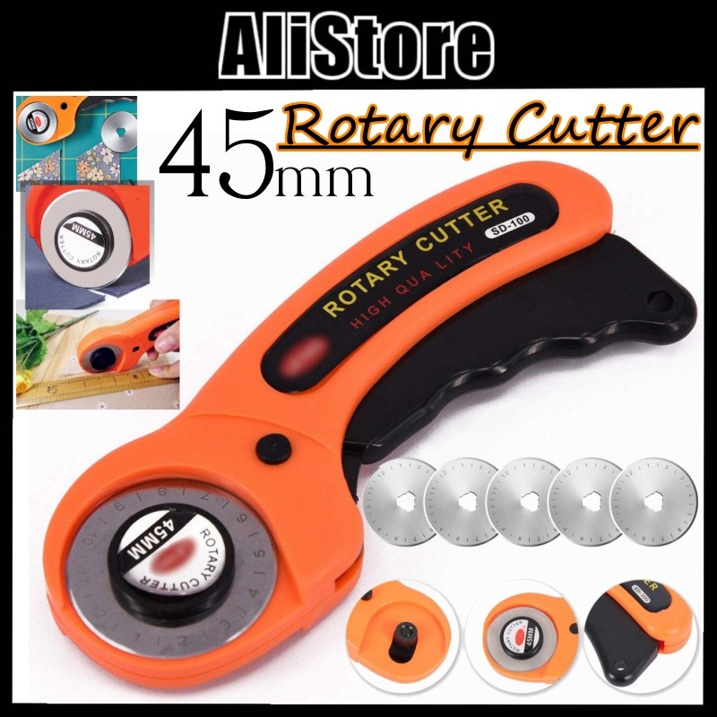 ALi 45mm Roll Cutter TOP Round Wheel Blade Tailor Rotary Cutter Leather ...