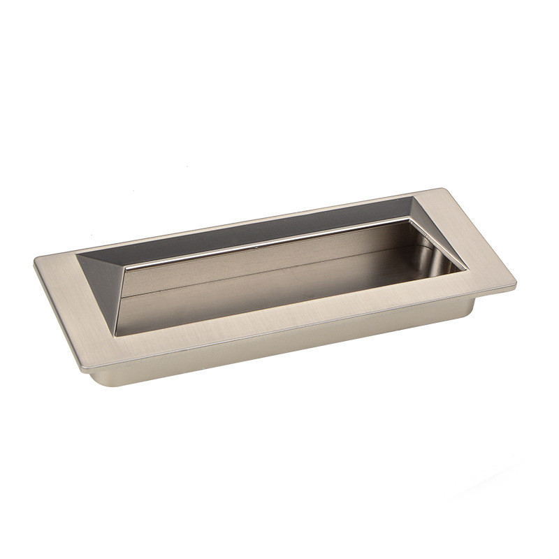 Concealed Drawer Handle Black Cabinet Door Handle Built-In Slotted ...