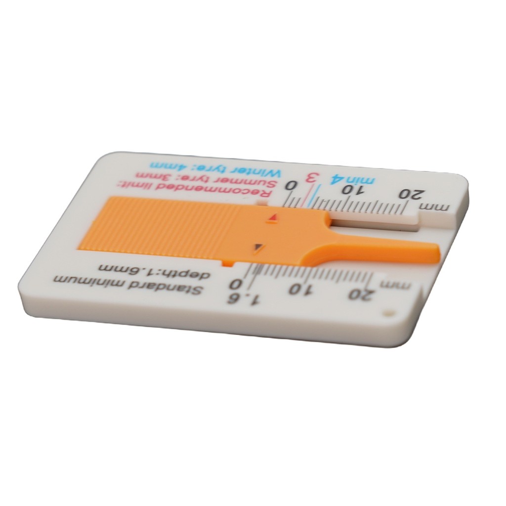 [LLMA]Plastic tire tread ruler 0-20MM vernier depth caliper tire tread ...