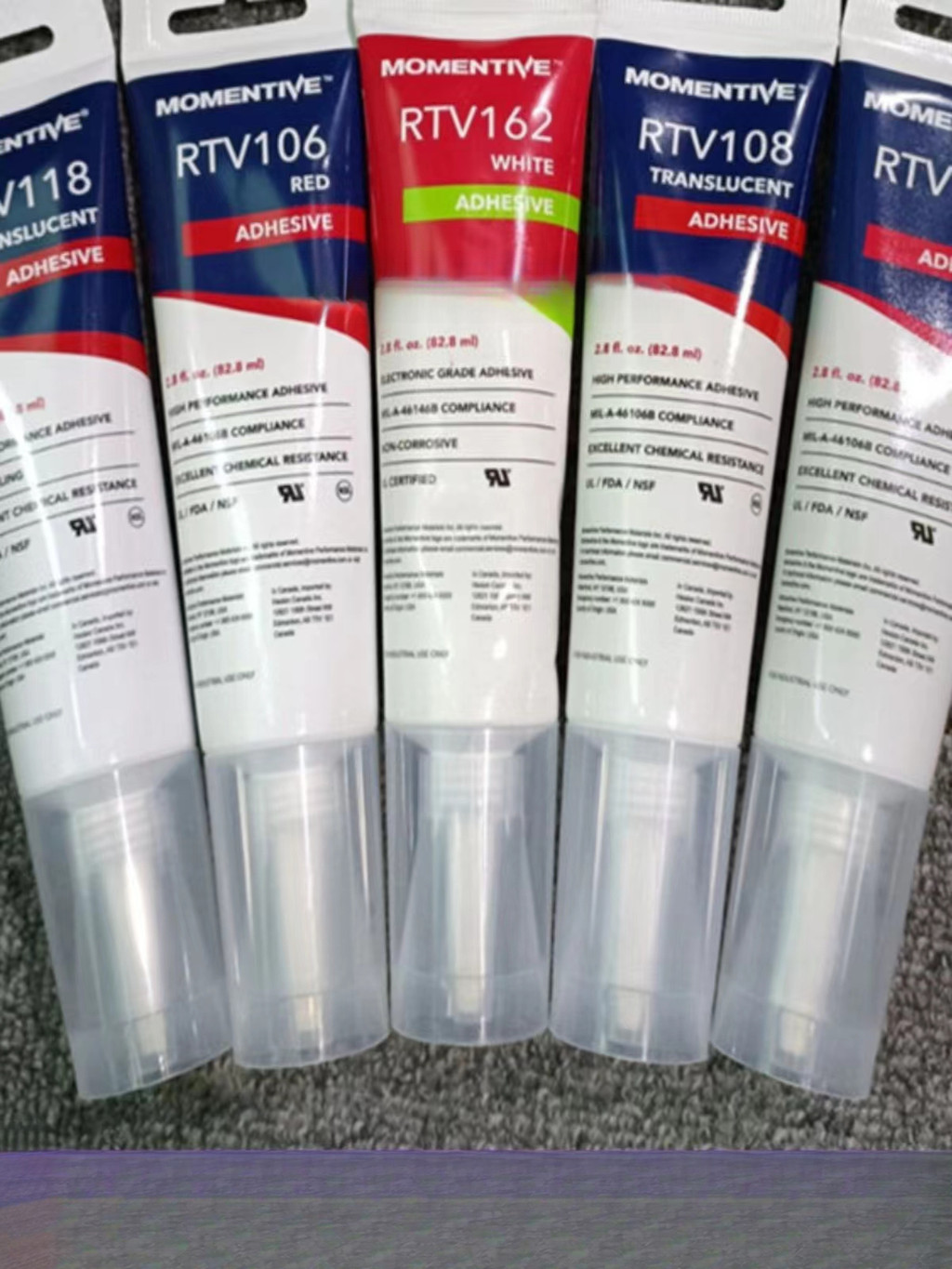 MOMENTIVE RTV 106 Adhesive Red 2.8FLoz 82.8ml Excellent Chemical ...