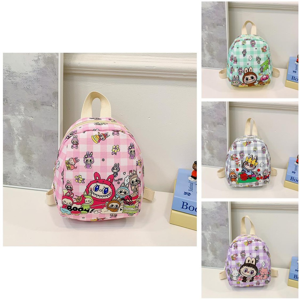 Labubu Cartoon Charming Style Toddler Backpack For Boys And Girls ...