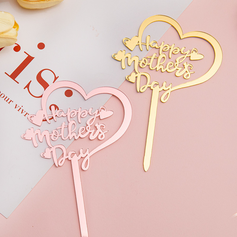 12-Piece Mother’s Day Cake Topper Set – Acrylic “Best Mom Ever” Decorations For Cupcakes & Cakes 9 thumbnail image