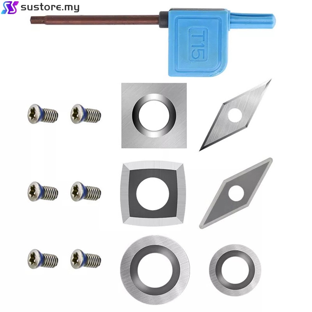 [Super] Carbide Cutter Inserts Set for Wood Lathe Turning Tool Carbide ...