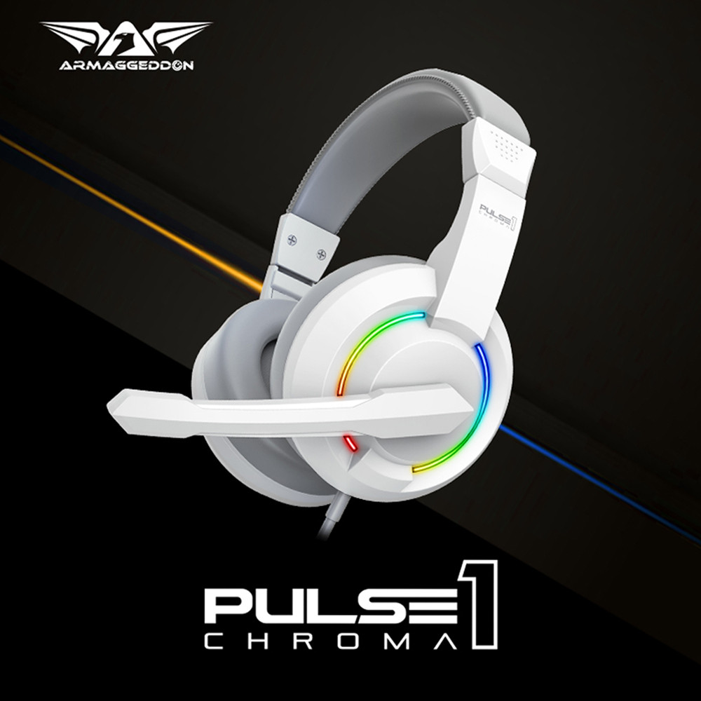 Armaggeddon Pulse 1 Chroma Gaming Stereo Wired Headphone with Mic ...