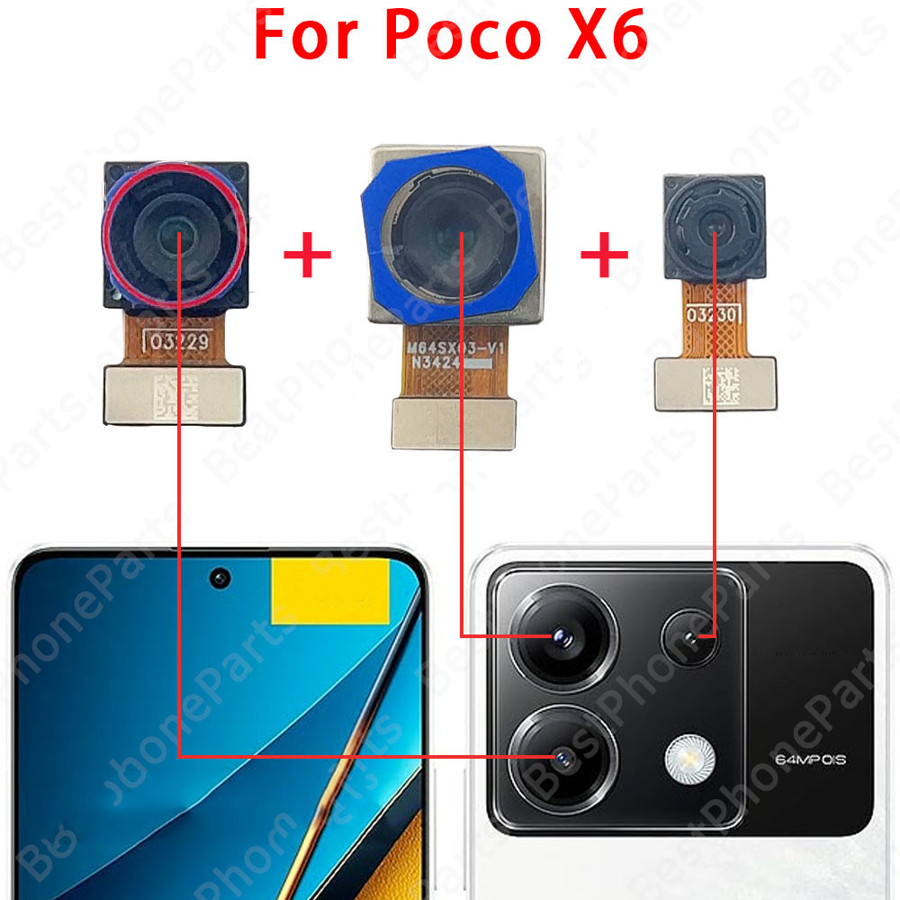 Original Rear Back Camera For Xiaomi Poco X6 Pro 5g PocoX6 PocoX6Pro ...