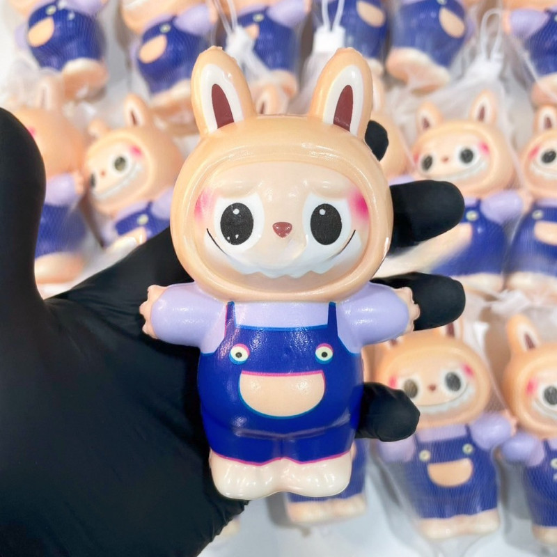 12cm Labubu Cartoon Cute Squeezing Toy Stress Relieving Toy Children's ...