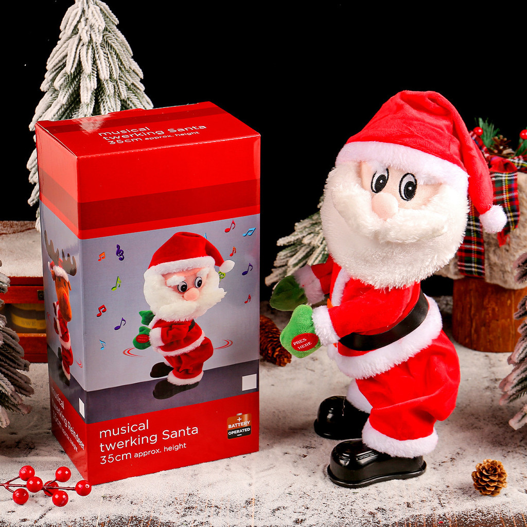 Creative New Style Christmas with Music Electric Twisting Butt Shaking ...