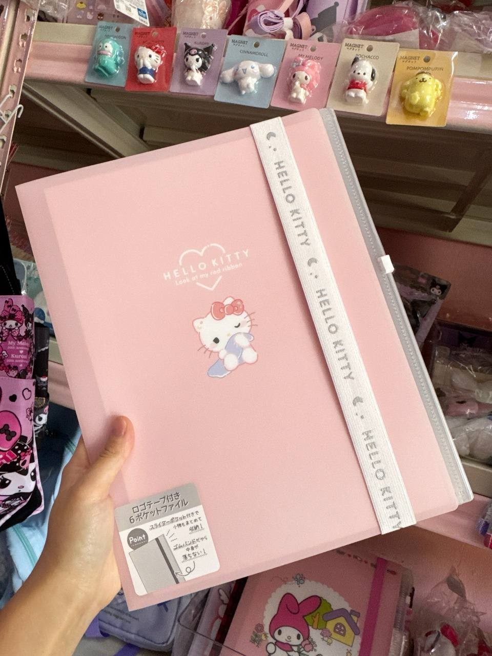 Hello Kitty Japan A4 L Shape File and Zipper File with Belt | Shopee ...