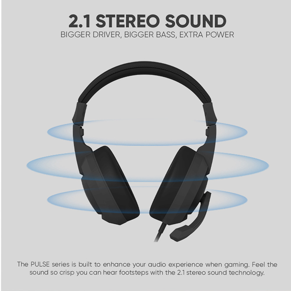 Armaggeddon Pulse 1 Chroma Gaming Stereo Wired Headphone with Mic ...