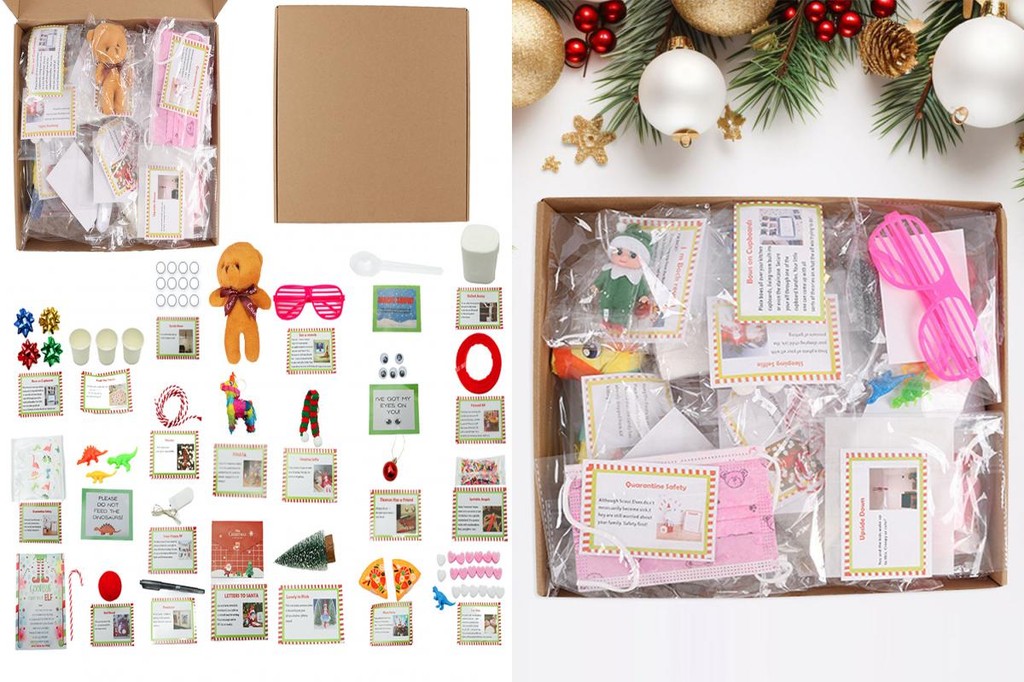 EDI Christmas Elf Set Surprises Elf Activity Set for Kids 12 Days of ...