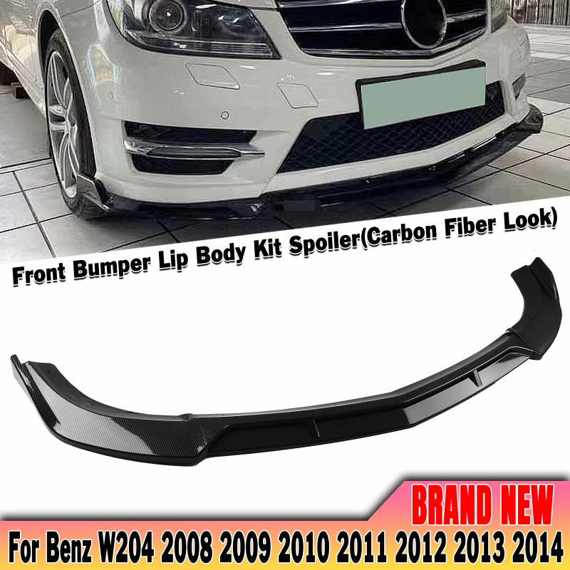 4-Piece Out-Channel Window Visors For Mercedes C-Class (W204) 2008-2014 - Dark Smoke