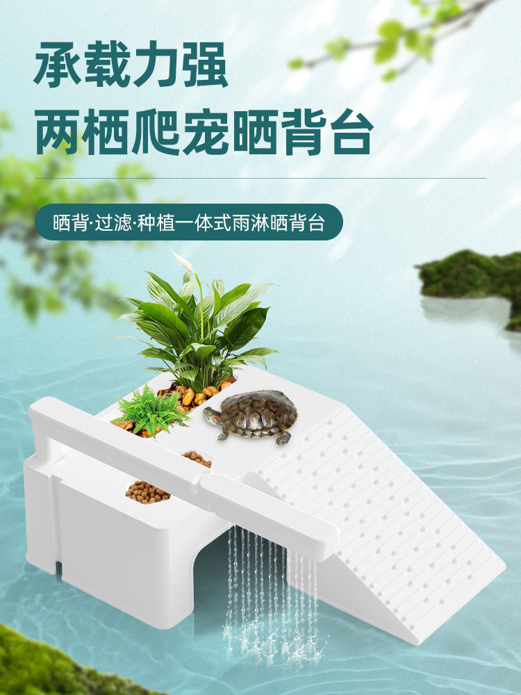 BG Turtle Sunning Back Platform Amphibious Turtle Sunning Platform ...