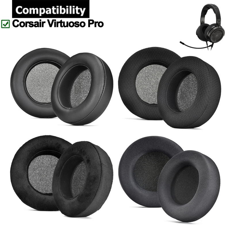For Corsair Virtuoso PRO Wired Headphone Earpads Cushion Sponge Headset