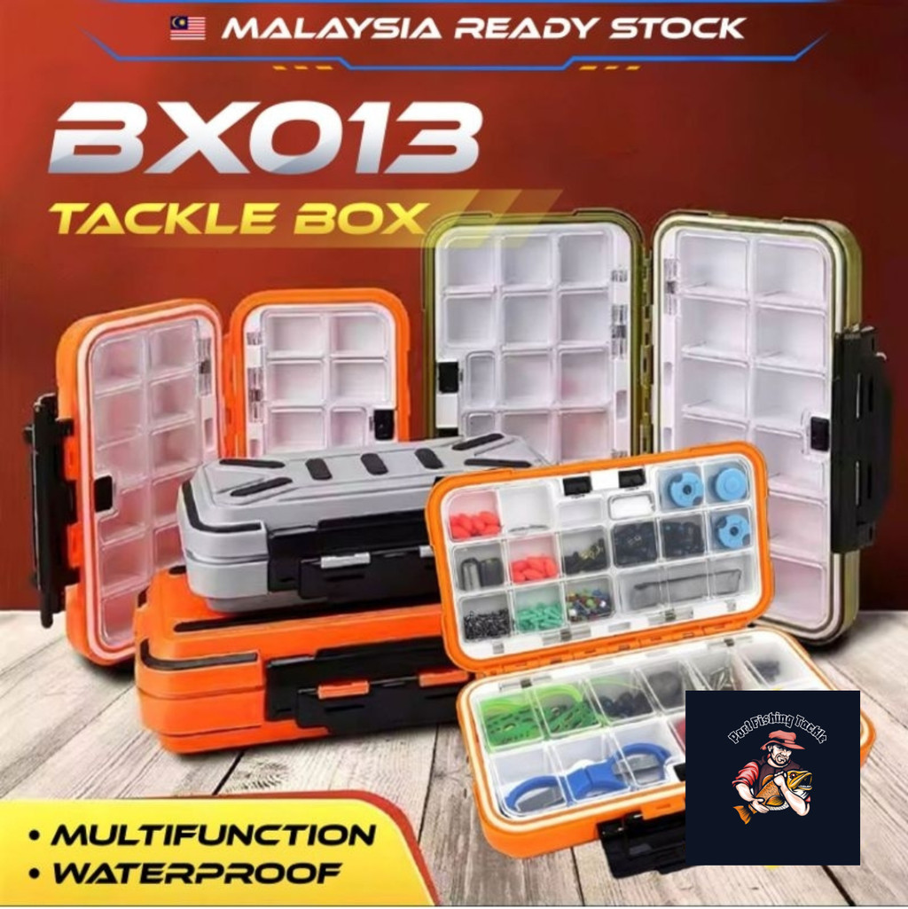 🇲🇾🔥【BX013】Multifunction Fishing Tackle Box Waterproof Kotak Pancing ...