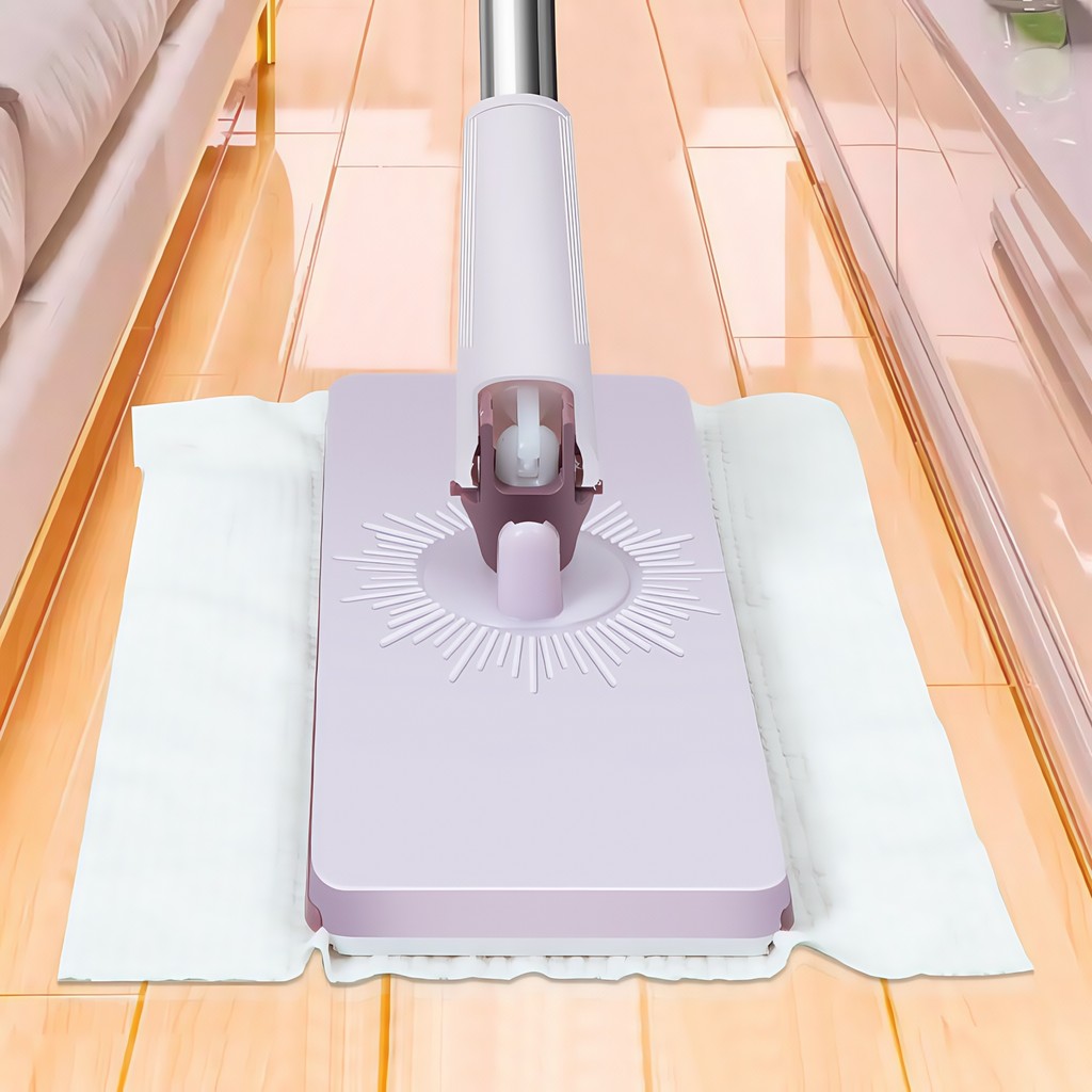 125CM Face Towel Flat Mop Hands Free Automatic Dust Removal Wet Dry ...