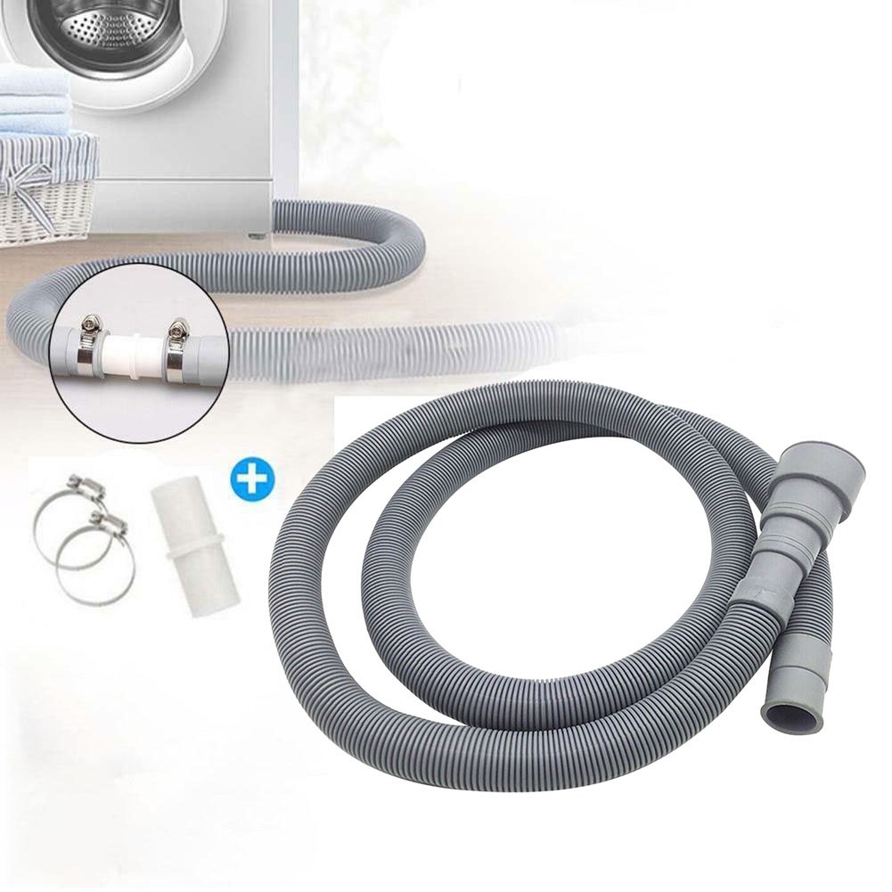 FSFO Washing Machine Dishwasher Drain Waste Hose Extension Pipe Kit
