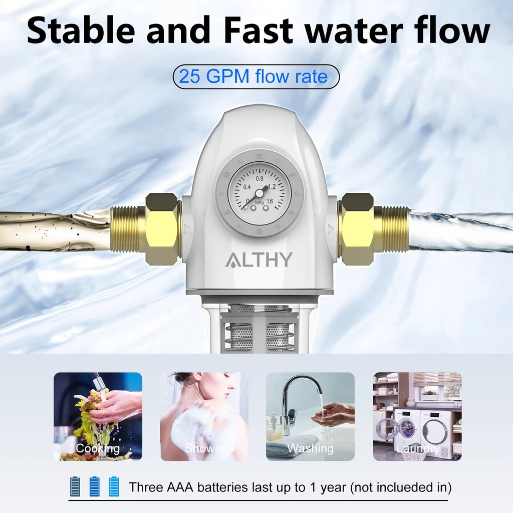 ALTHY AL-PRE-AUTO2 Flushing Backwash Prefilter Spin Down Sediment Water ...