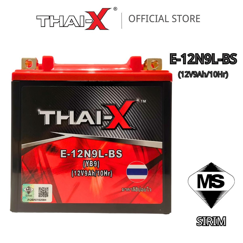 THAI-X 12N9L Motorcycle Battery JAGUH SKYLINE 200 EXTREME 150 CAFE ...