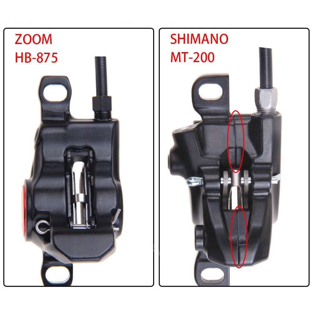 Jeu De Freins à Disque Hydrauliques Zoom HB875 Pour VTT / VAE - Couleur Bleue - Compatible Universel - Garantie 1 An