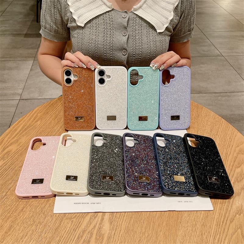 For iPhone 16 Pro Max Luxury Swarovski Case Bling Rhinestone Diamond ...