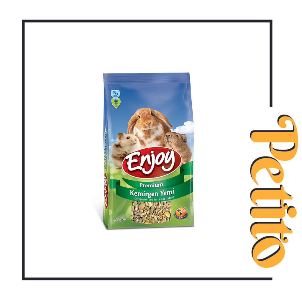 Enjoy Premium Rabbit Foods Complete Food for Adult Rodent 700g /Hamster ...
