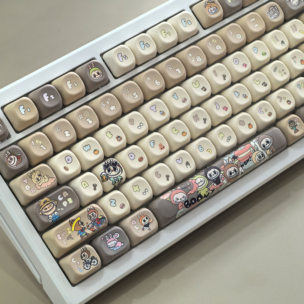 LABUBU Keycap MOA Profile 120+ Keys PBT Dye Sublimation Wooting MAD ...