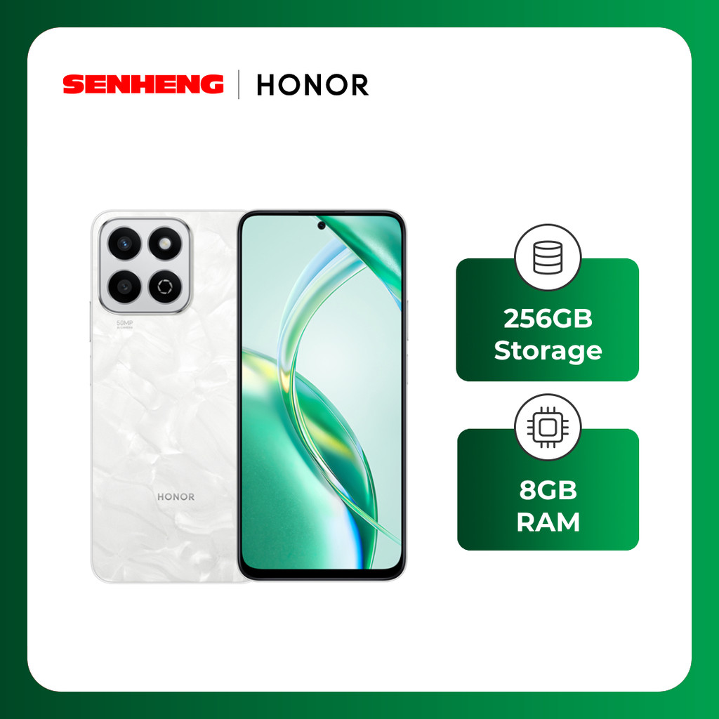 HONOR 200 Smart 5G Moonlight White Forest Green