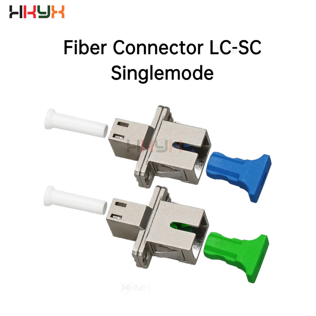 New HOT SELL Fiber Connector LC-SC Singlemode APC MM Metal Adapter ...