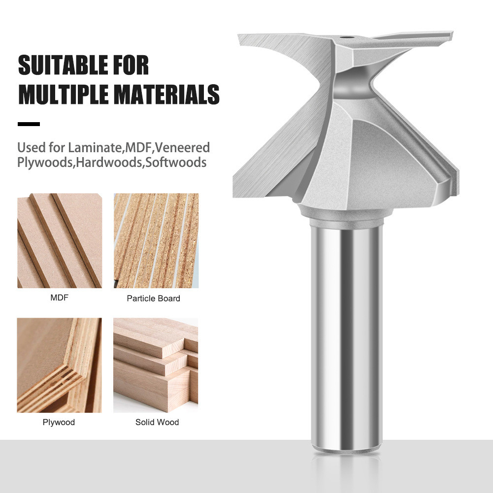 Integrated Round Bending Router Bit, 1/2 Inch Shank R18 R30 R50 ...