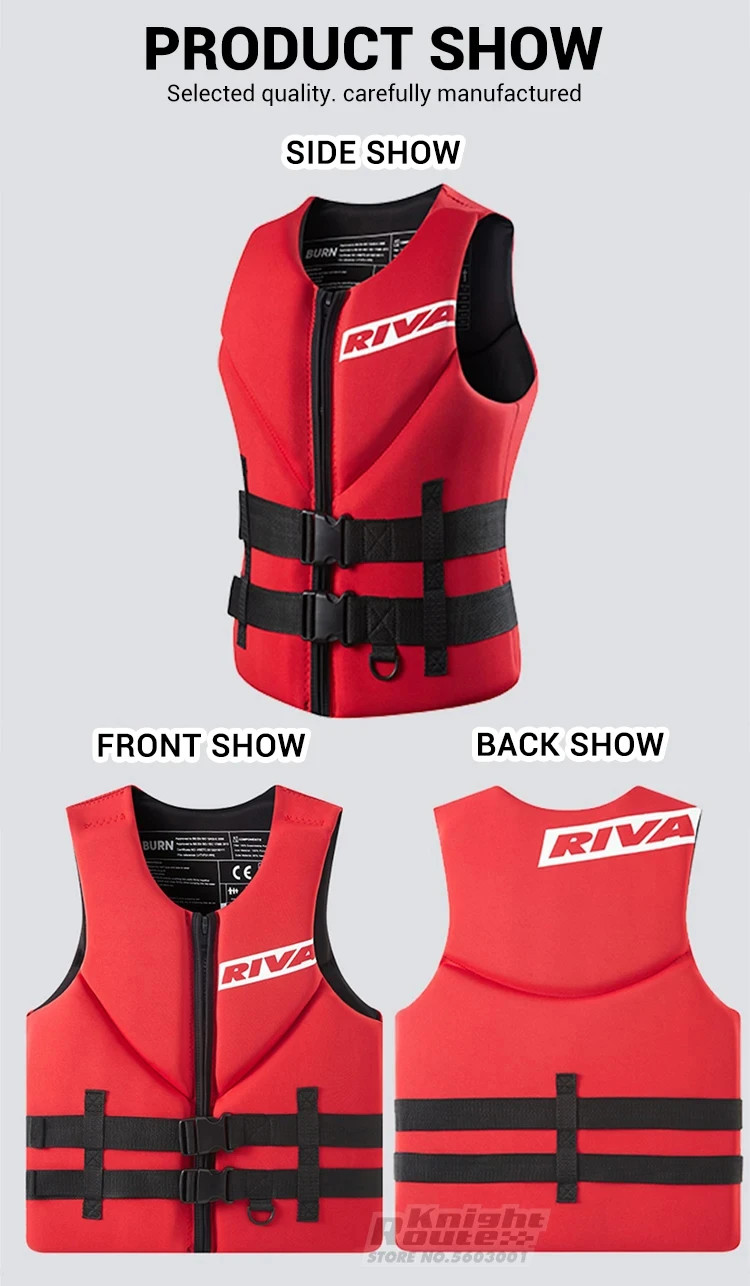Life Vest Adults Surf Vest Kayak Wakeboard Motorboats Raft Rescue Boat ...